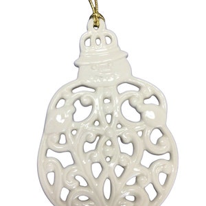 Lenox American By Design Snowman Christmas Ornament