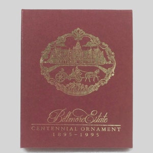 Biltmore Estate Centennial Ornament Vintage Box NUR
