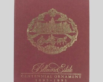 Biltmore Estate Centennial Ornament Vintage Box SOLO