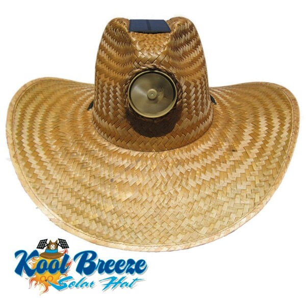 Mens Kool Breeze Solar Gentlemen's Hat, Straw hat, Cooling Hat, Solar NEW