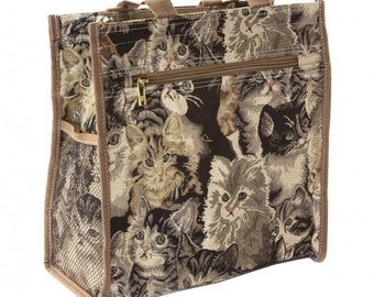 SignareTapestry Cheeky Cat Design Small Backpack or Rucksack SignareTapestry Cheeky Cat Design Small Backpack or Rucksack