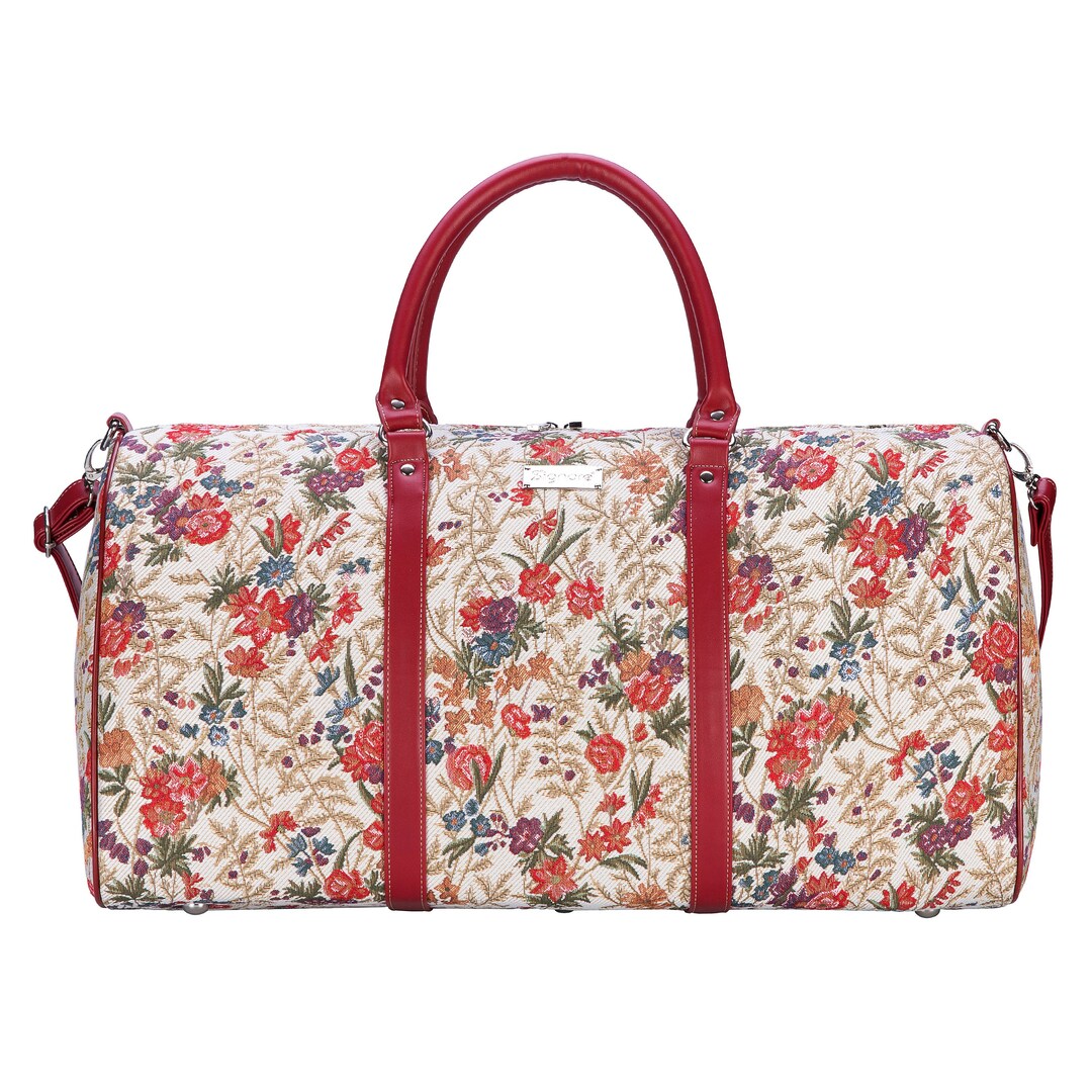 Tapestry FLOWER MEADOW BIG Holdall/duffel Bag Etsy