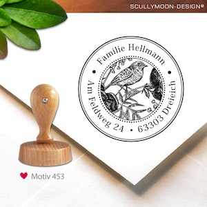 Stempel (453) - personalisiert, Adress Stempel, custom stamp, personalized