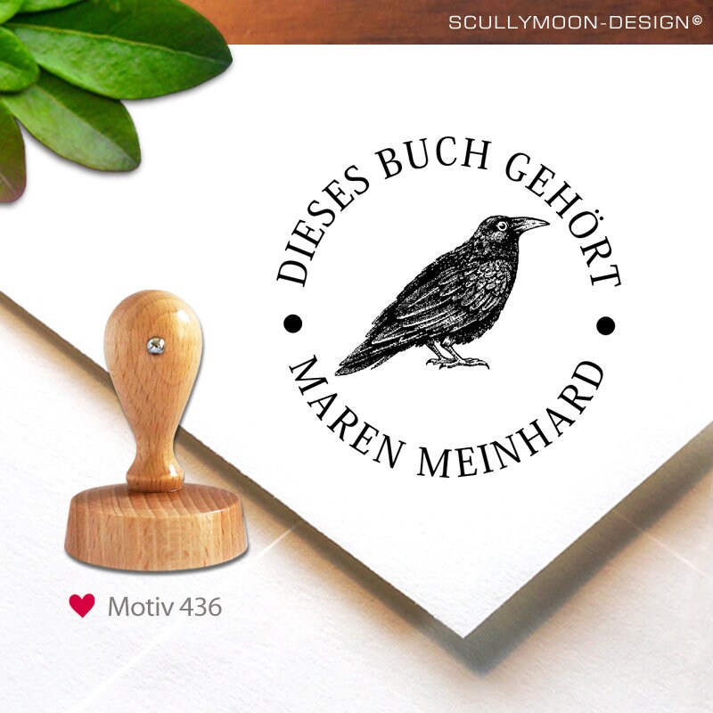 Exlibris Personalizowany, Wzór Morze - Zestaw Na Prezent - View #6