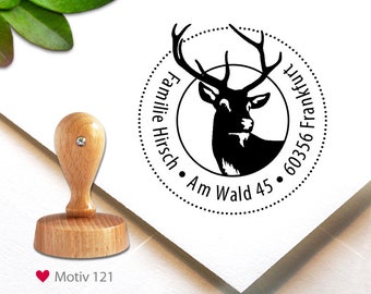 Stempel (121) - personalisiert, Adress-Stempel, custom stamp, personalized