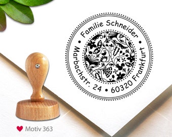 Stempel (363) - personalisiert, Adress-Stempel, custom stamp, personalized