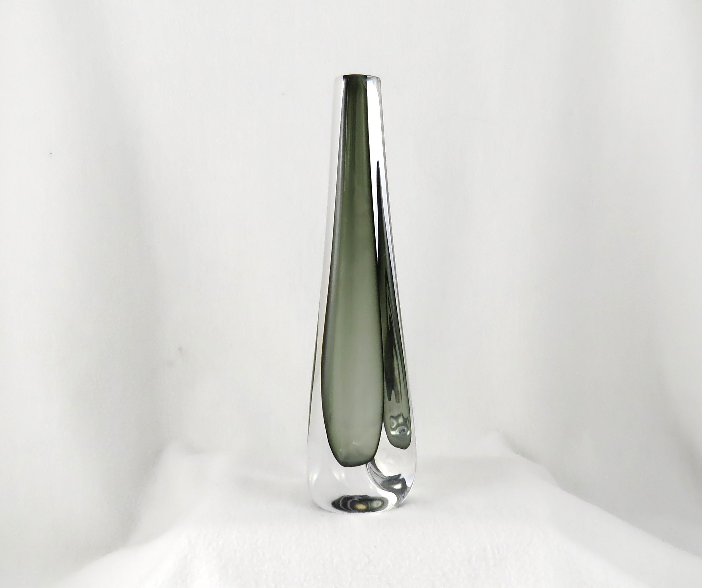 Vintage Signed Orrefors Sweden Clad Glass Vase FREE SHIPPING Etsy
