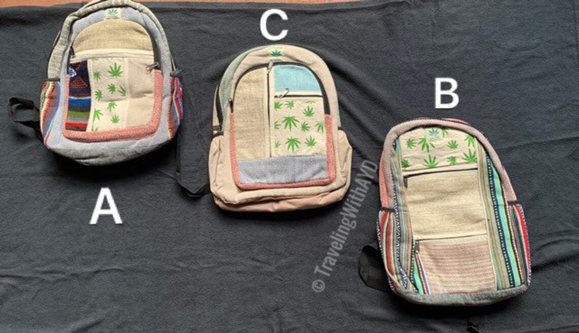 Hemp Backpack Etsy