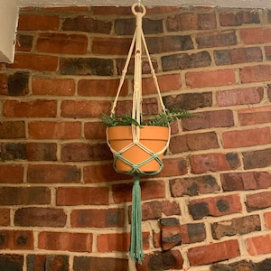 Dip Dye Macrame Plant Hanger
