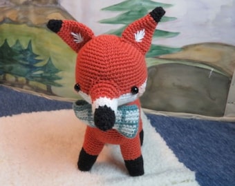 Fuchs, Geschenk, Pica Pau, Amigurumi, Häkeltier, Kuscheltier, Handarbeit, Einzelstück, Stofftier, Kinder, Spielzeug