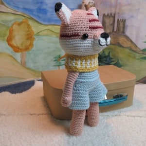 Tiger, Christmas, gift, Pica Pau, amigurumi, crocheted toy, cuddly toy, handmade, unique item, stuffed animal, children, toy