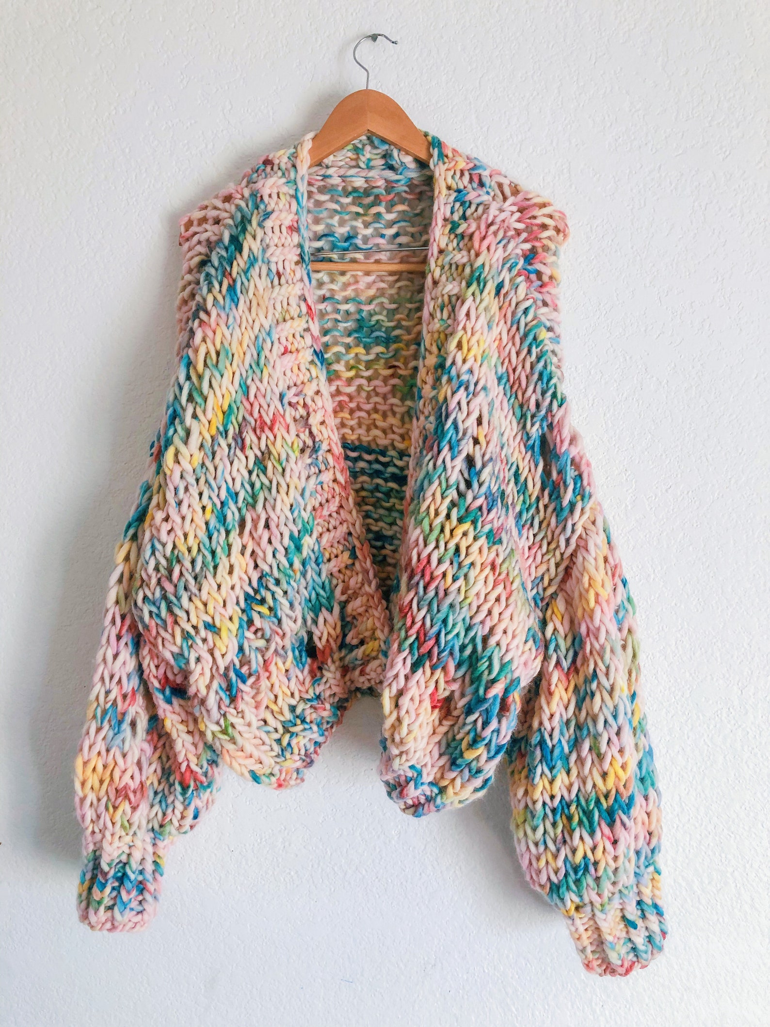 Lost Road Trip Cardigan Wool Sweater Knitting Pattern | Etsy UK