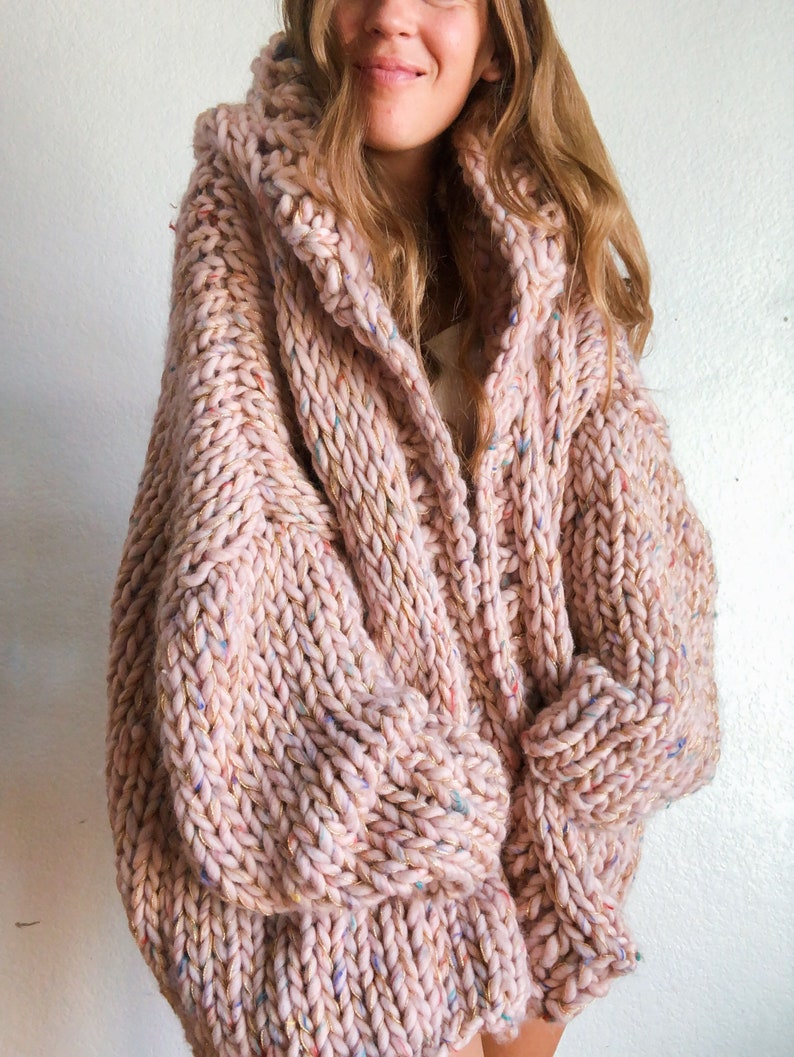 The Max Hoodie Cardigan sweater knitting pattern image 2