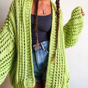 Bring me coffee cardi sweater knitting pattern cardigan