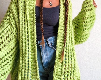 Bring me coffee cardi sweater knitting pattern cardigan