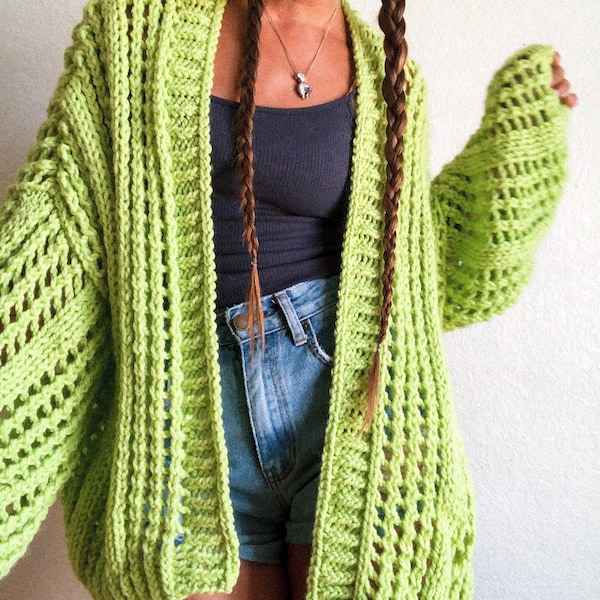 Portami un cardigan con motivo cardigan lavorato a maglia