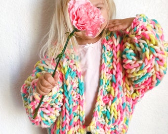 Just Like Mamas Cardi sweater toddler knitting pattern cardigan