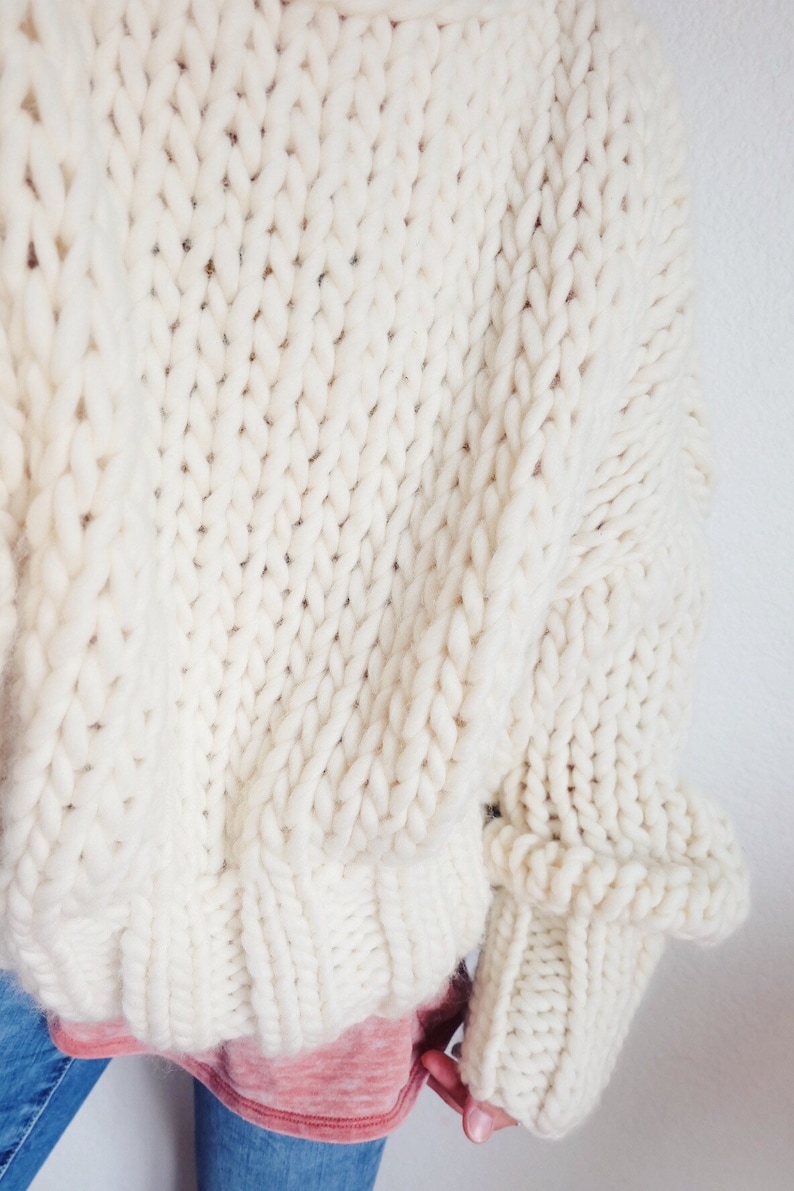 Winter Blues Wool Pullover Sweater Knitting Pattern Etsy UK