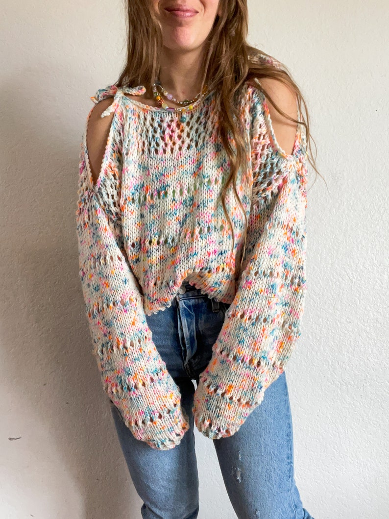 Patrón de tejer suéter Freya Summer Sweater imagen 1