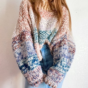 Jewel of Fall essential pullover sweater knitting pattern