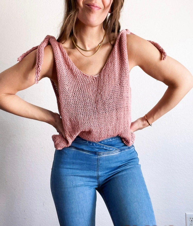 3 Pack Summer tank top knitting patterns image 3