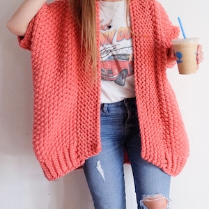 Happy Place Wool Cardigan sweater knitting pattern