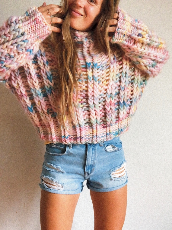 Winter Magic Ribbed Pullover Sweater Knitting Pattern - Etsy