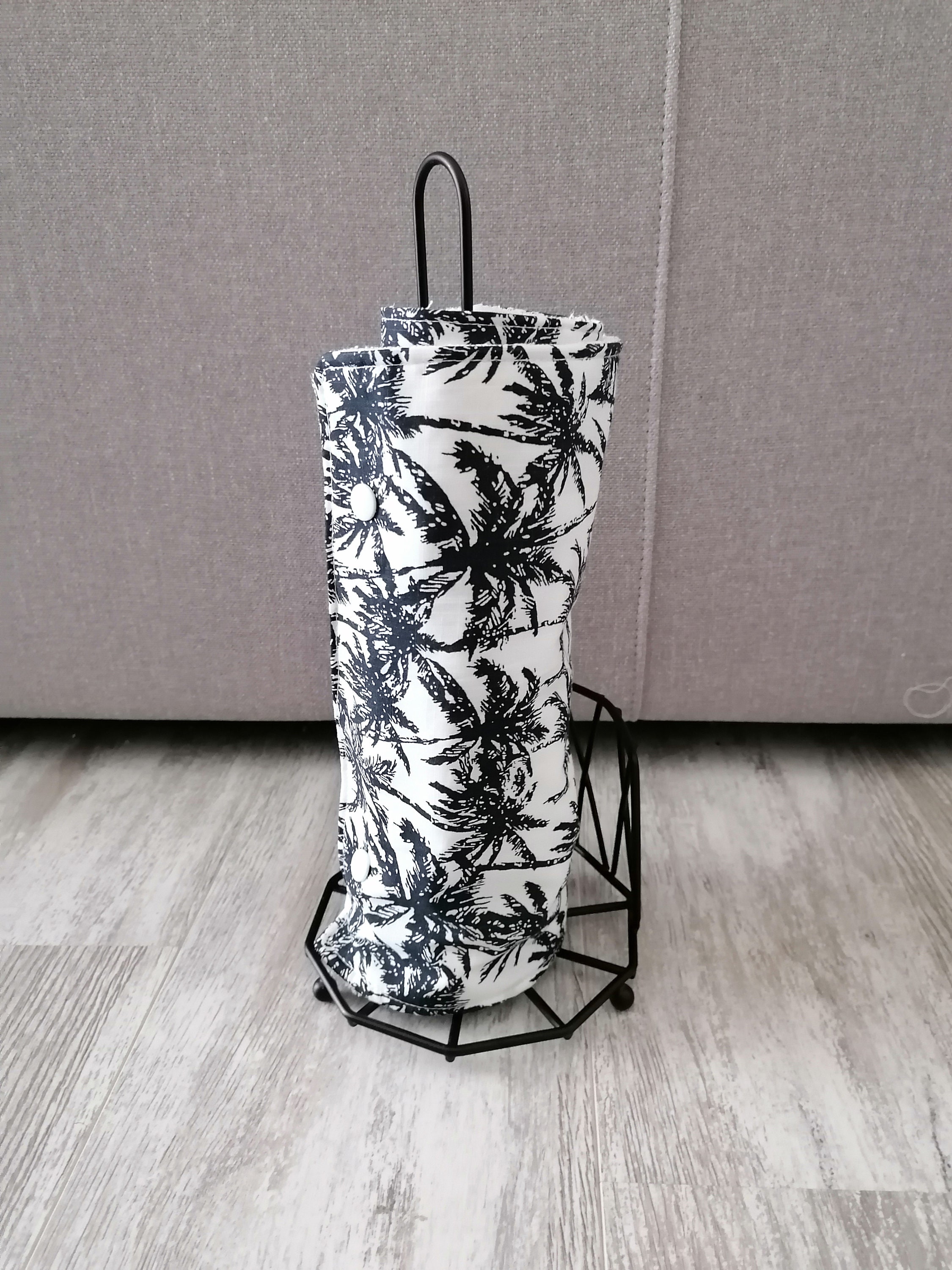 Essuie Tout en Éponge Composés de 4 Feuilles Détachables, Une Face Tissus Coton Imprimé et L'autre B