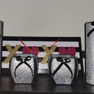 bathroom set/ brush holder/ organizer