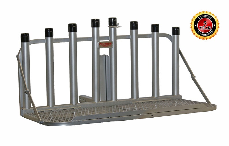 Rod Rackcooler Holder W/fold Down Platform, All Aluminum, USA Made