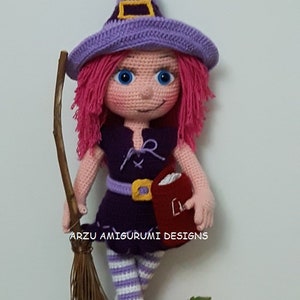 Cute Witch Arzu-Amigurumi Pattern -PDF