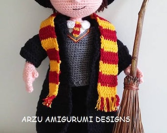 Wizard Boy-Amigurumi Crochet Pattern-PDF