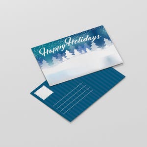 Un bianco Natale - felice festa Post Card