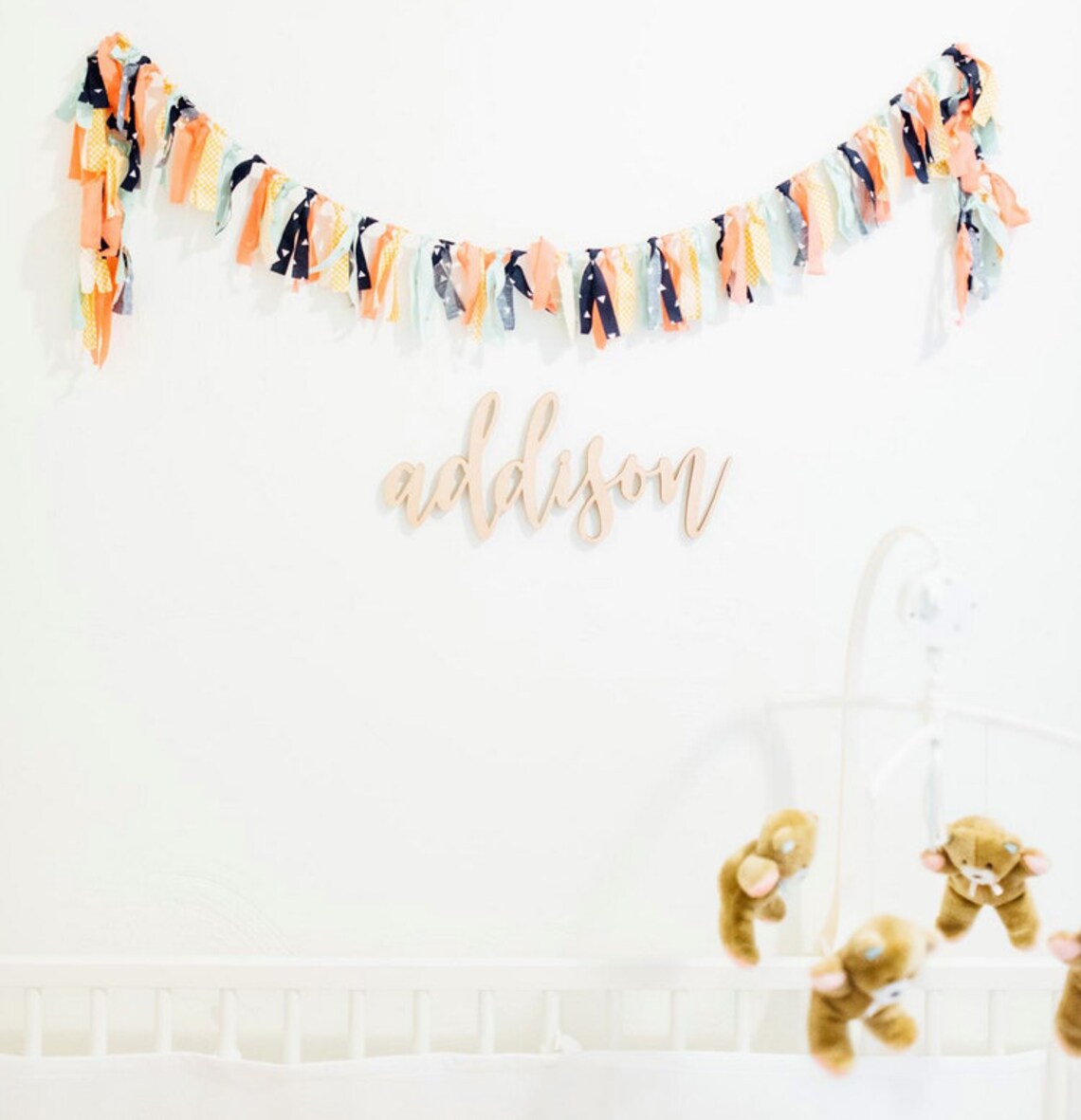 Custom Bedroom Name Sign in Audrey Etsy