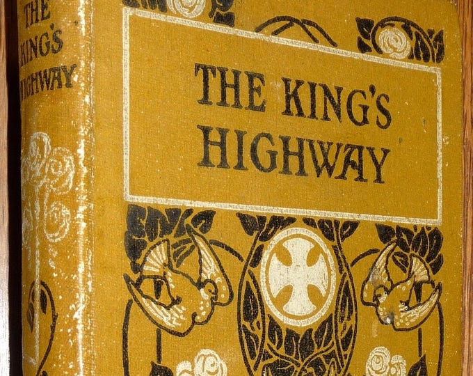 Kings Highway Illustrations of Commandments by Richard Newton Hardcover HC Ca. 1870's Bible Religion Christianity