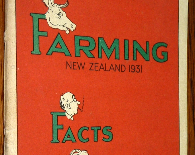 Farming New Zealand 1931: Facts Faults Fancy by Leslie Robert Cathcart Macfarlane Softcover Auckland, NZ