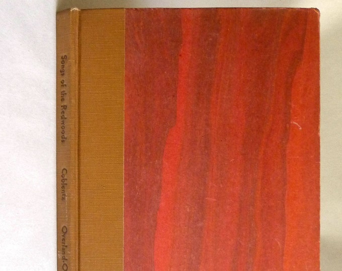 Songs of the Redwoods and Other Poems 1933 by Stanton A. Coblentz - Overland Outwest Publications - Poetry Verse