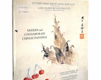 Modern and Comtemporary Chinese Paintings November 30, 1980 Sotheby's Hong Kong Auction Catalog