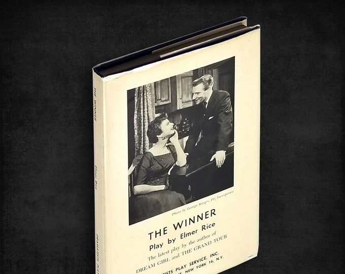 The Winner: A Play in Four Scenes by Elmer Rice First Edition Hardcover in Dust Jacket 1954 Theater Acting Comedy