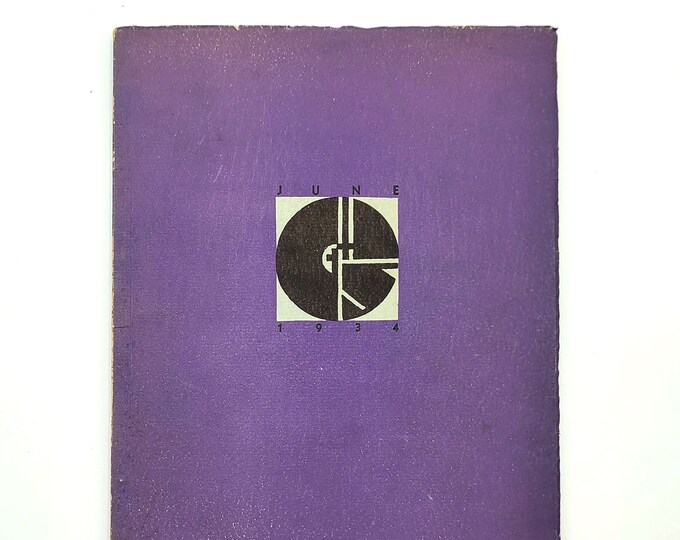 Grant High School [Portland, Oregon] Yearbook June 1934 Memoirs [Beverly Cleary]