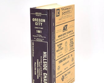 Polk's 1981 Oregon City Directory Including: Gladstone and West Linn