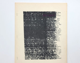 Scarab Poems 1978 d.a. levy ~ Concrete Poetry