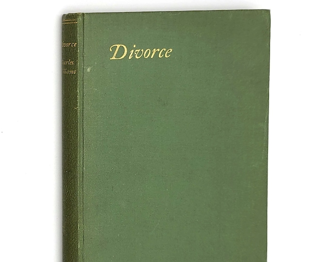 Divorce by CHARLES WILLIAMS 1920 First Edition Poetry by member of the Inklings