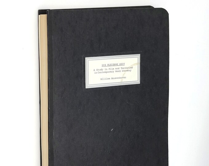 Die Bleierne Zeit: A Study in Film and Terrorism in Contemporary West Germany ~ New German Cinema ~ Film studies ~ Margarethe von Trotta etc