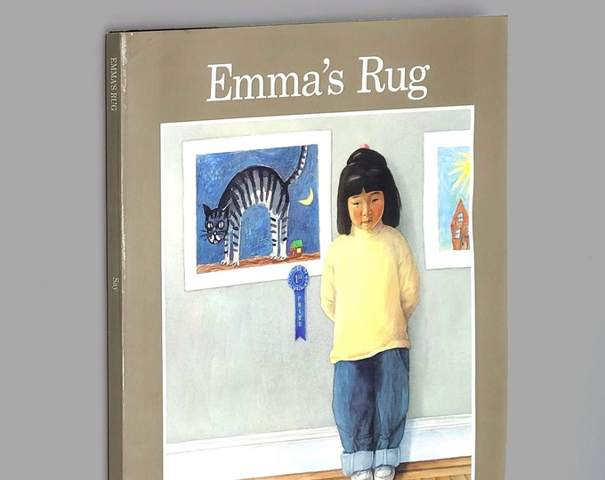 Emma's Rug SIGNED 1996 Allen Say ~ Children's Book about Creativity ~ Japanese-American ~ in dust jacket