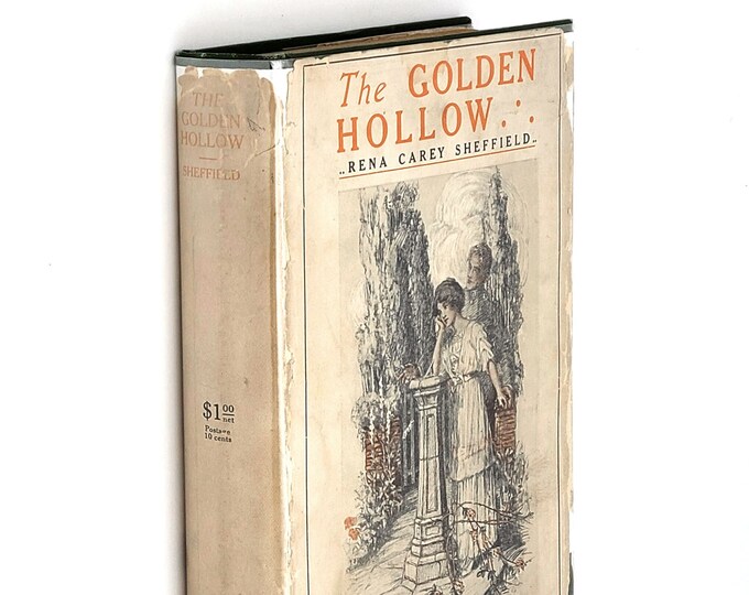 The Golden Hollow 1913 Rena Carey Sheffield illustration by Earl Stetson Crawford ~ Scarce