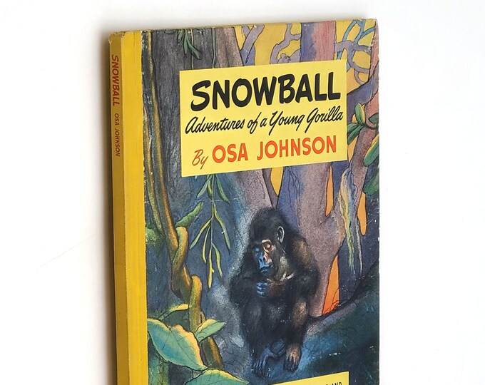 Snowball: Adventures of a Young Gorilla 1942 Osa Johnson SIGNED