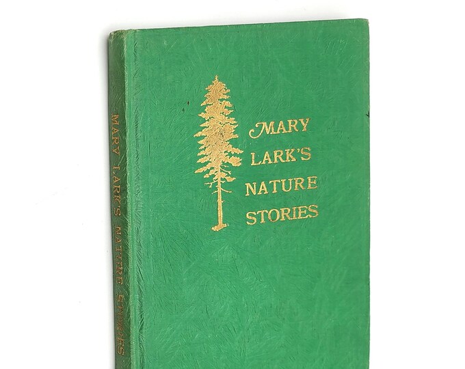 Mary Lark's Nature Stories 1936 Georgiana Wines SIGNED Waldport, Oregon author ~ animals, fairies and trees that speak ~ children's