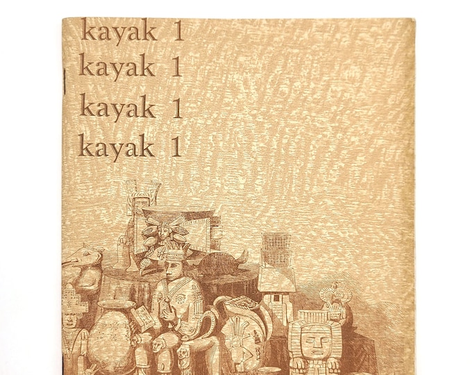 Kayak 1 Poetry 1964 Robert Bly, Gene Frumkin, George Hitchcock, X.J. Kennedy, Thomas McGrath, David Antin, et al