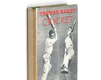 Cricket 1956 Trevor Bailey SIGNED ~ English 1950s Players & technique ~ manual